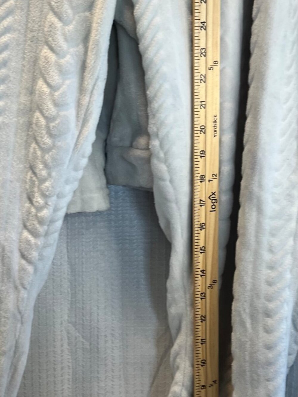 Secret Treasures Fleece Pajama Set Winter White / Ice Plus Size 2X - Picture 6 of 10